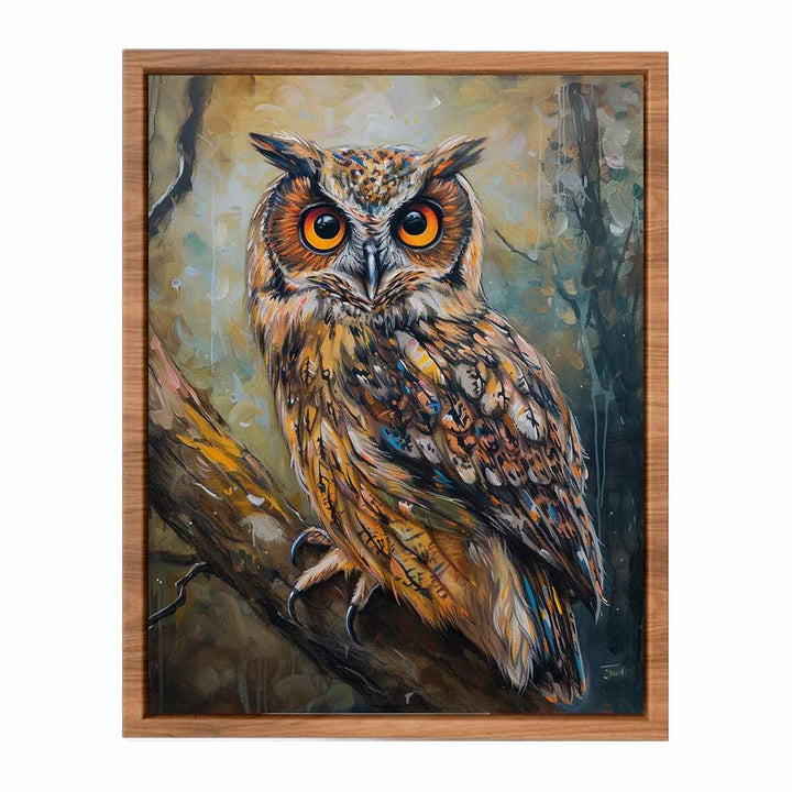 Owl Art Print  Painting