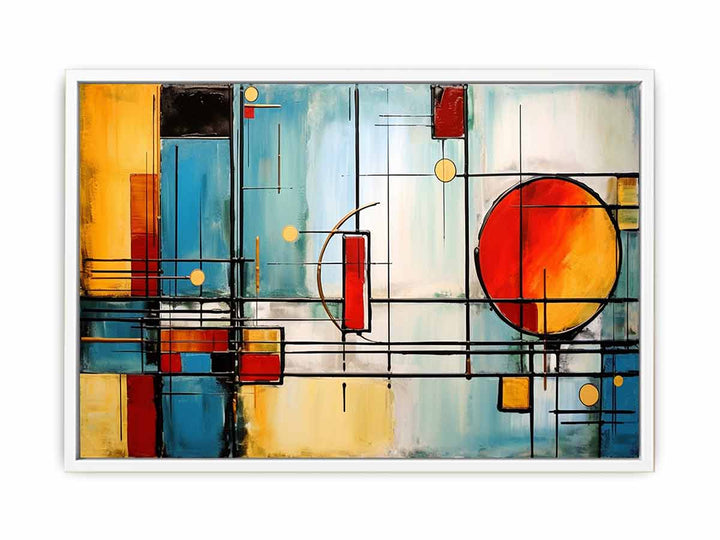 Square Circle  Art  Canvas Print