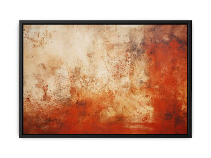 Brown Red Abstract Painting 