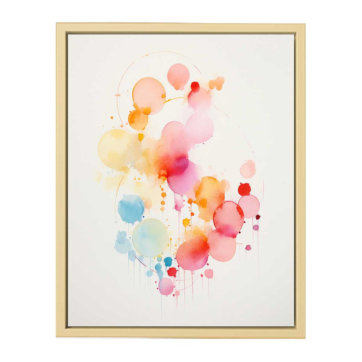 Watercolor abstract Art Framed Print