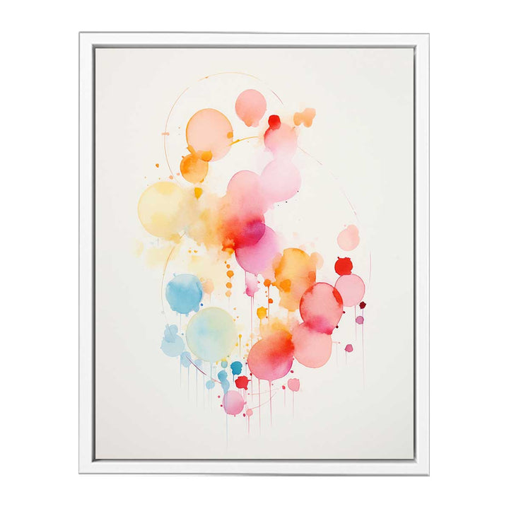 Watercolor abstract Art  Canvas Print