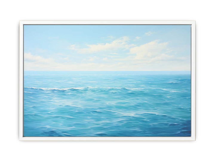 Calm Sea Painting  Canvas Print