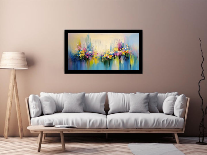 Urban Landscape Canvas Painting 