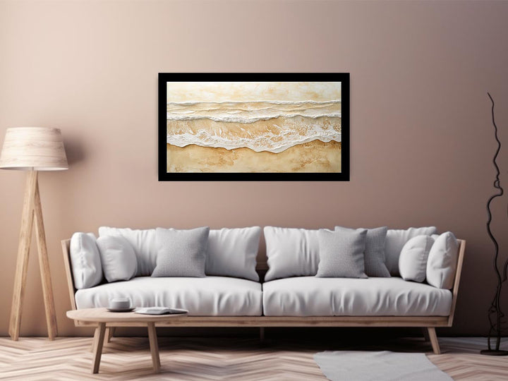 Brown Beach  Canvas Painting 