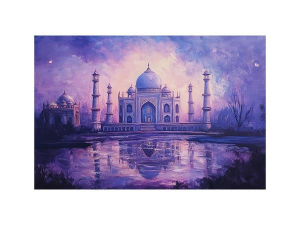 Taj Mahal Oil Painting