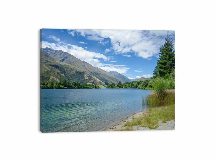 Lake Benmore  Canvas Print