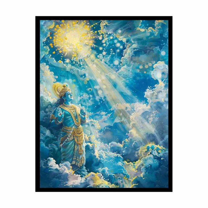 Lord Vishnu  Painting