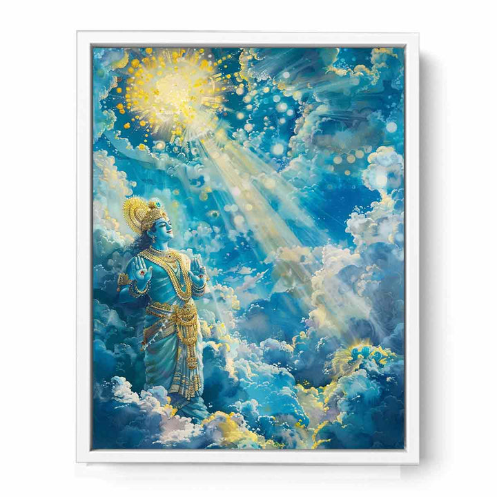 Lord Vishnu Framed Print