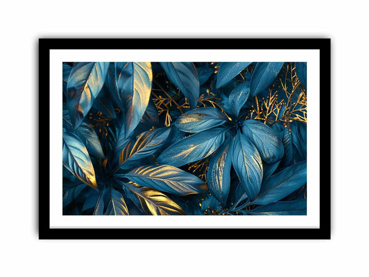 Blue Gold  Art Print