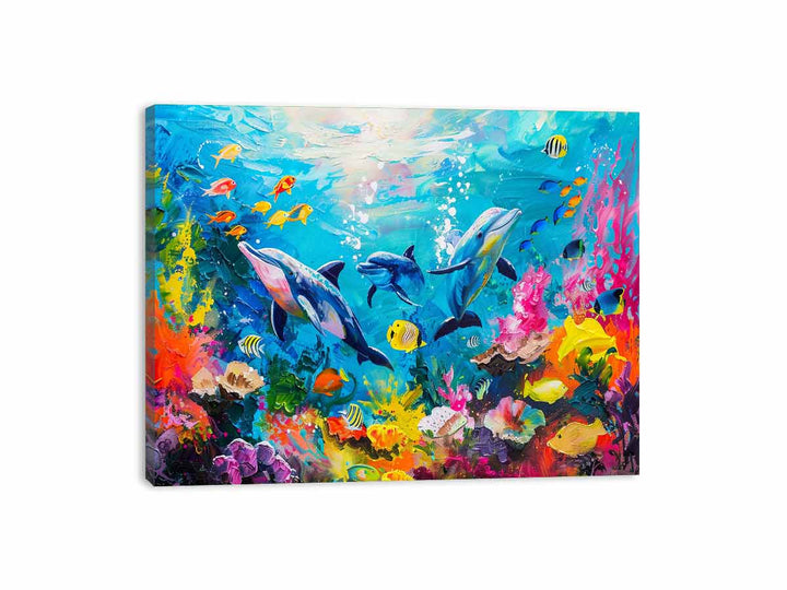 Underwater Love  Canvas Print