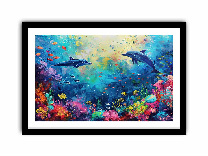 Underwater Love   Art Print