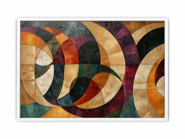 Mystry Circles Framed Print