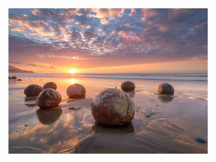 Moeraki Boulders Sunrise