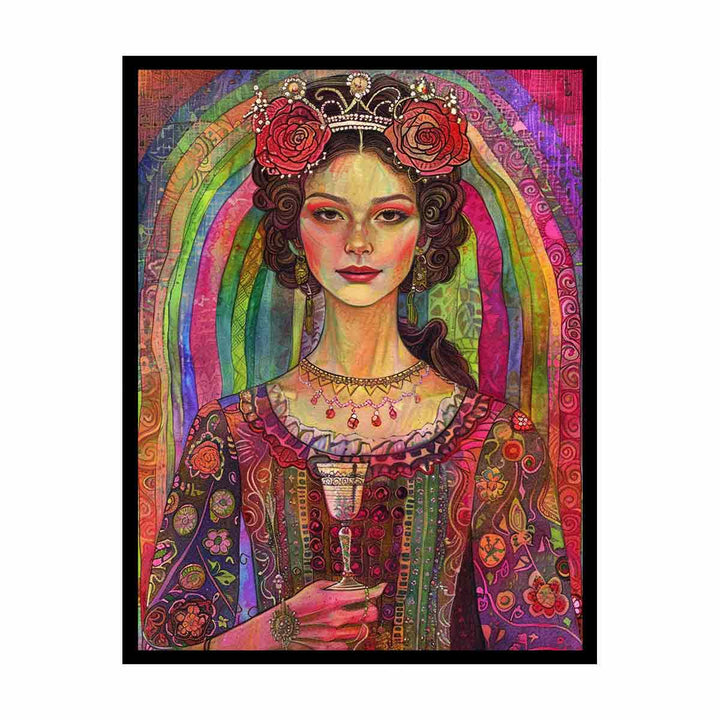 Goddess Of The Rose   Painting