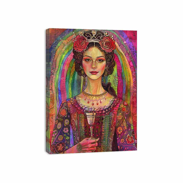 Goddess Of The Rose  Canvas Print