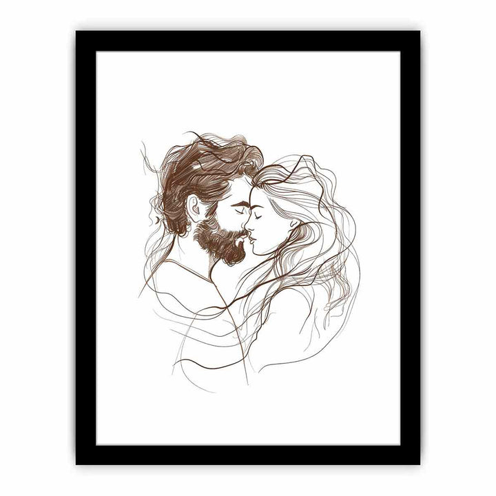 Two Lovers  Art Print