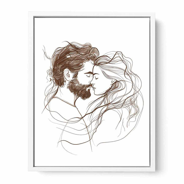 Two Lovers Framed Print