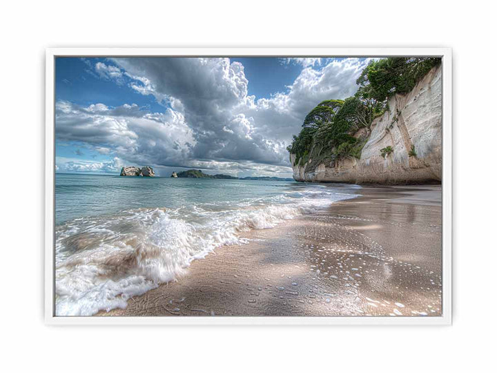 Cathedral Cove New Zealand Framed Print