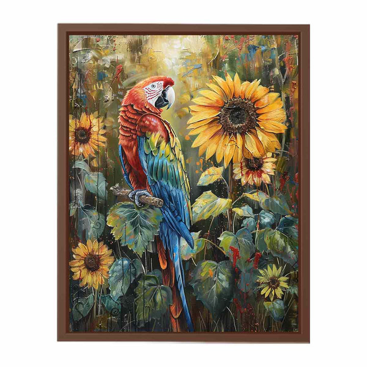 Tropical  Parrot   Poster