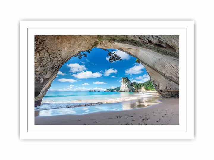 Cathedral Cove Streched canvas