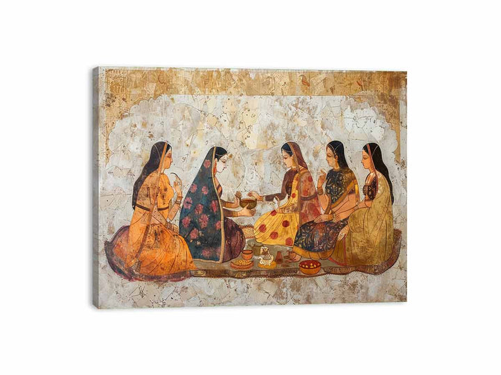 Turmeric Ceremony Canvas Print