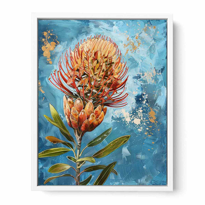 Banksia Flower Framed Print