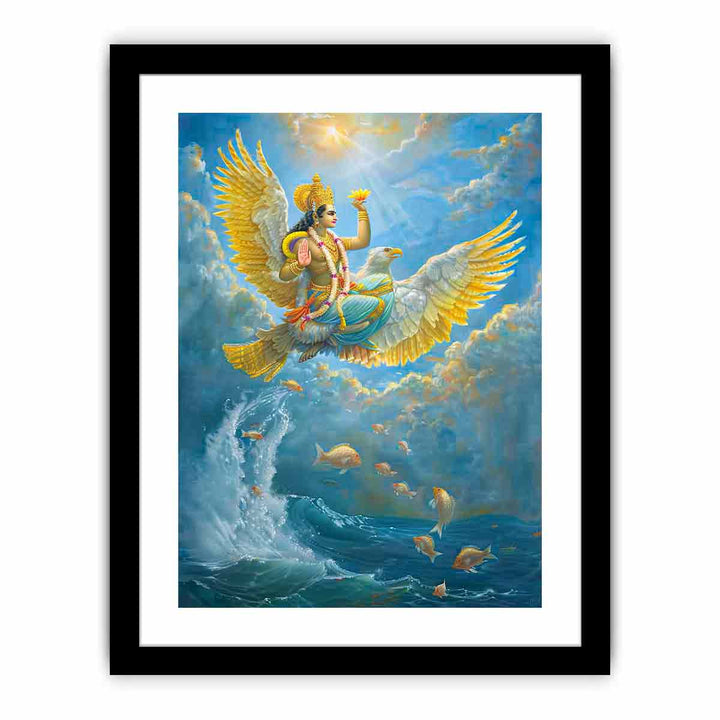 Lord Vishnu   Art Print