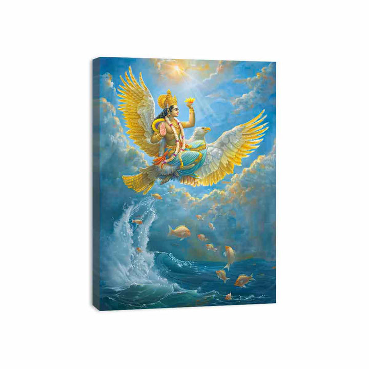 Lord Vishnu  Canvas Print