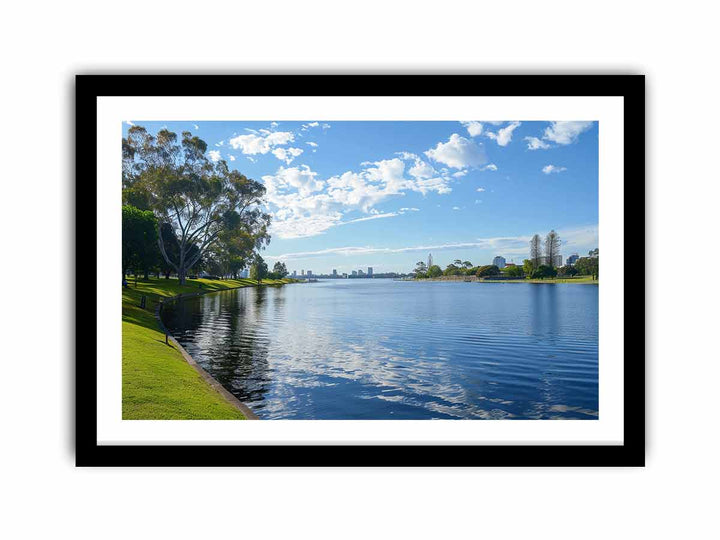 Swan River   Art Print