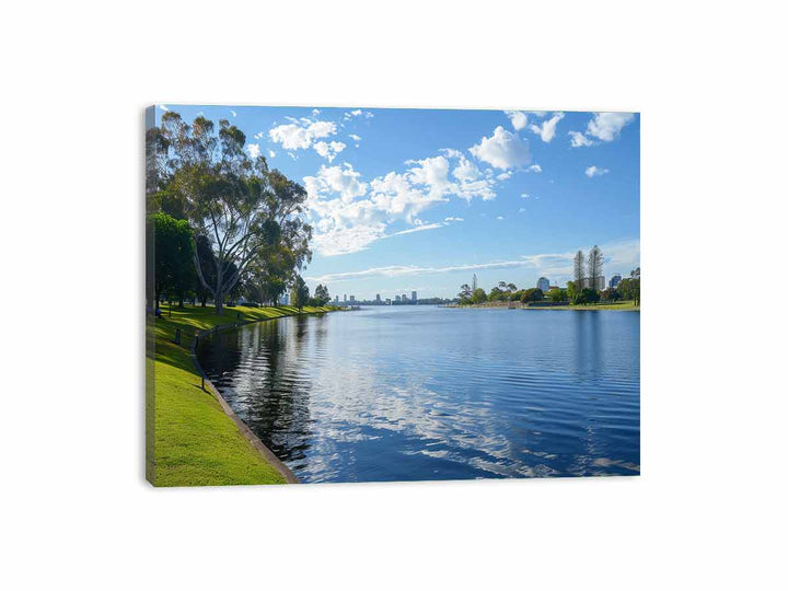 Swan River  Canvas Print