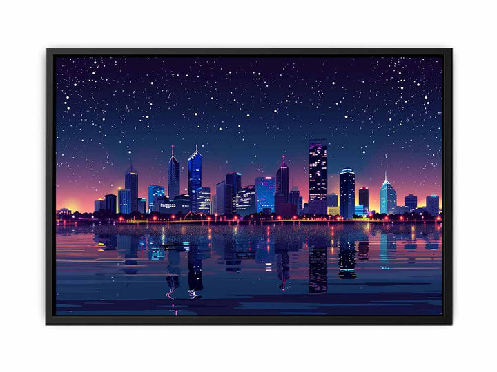 Perth Skyline  Painting