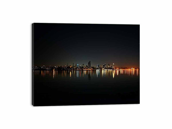 Perth In Night Canvas Print