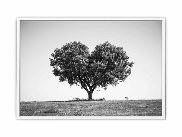 Tree Heart Framed Print