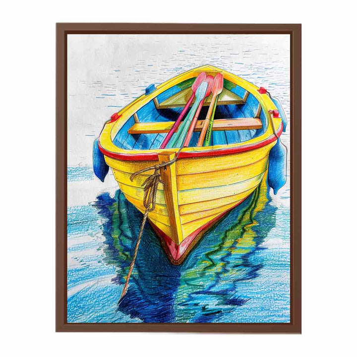 Boat On Shore   Poster