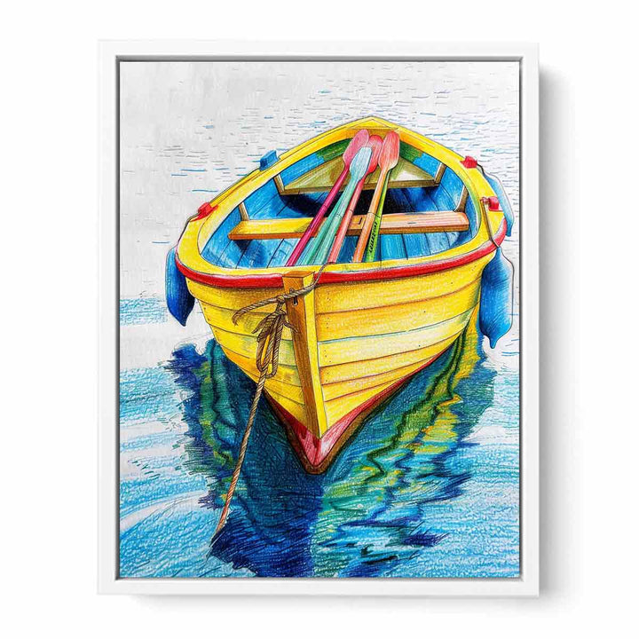 Boat On Shore  Framed Print