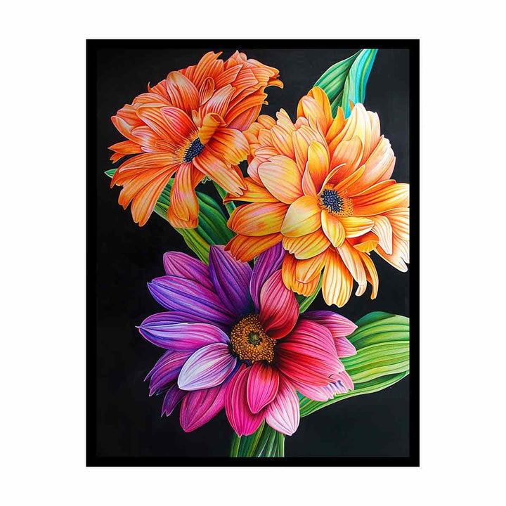 Colorful Flower   Painting