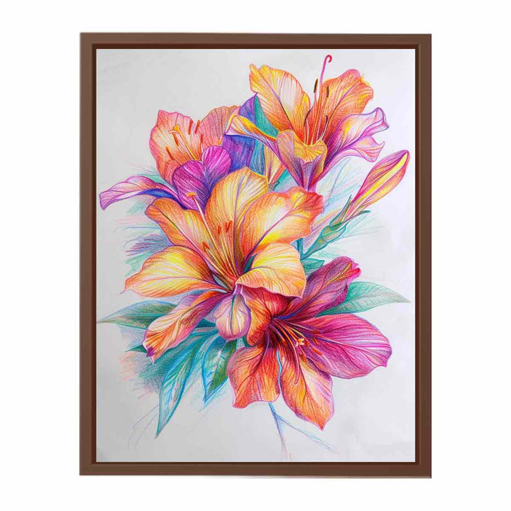 Colorful Flower   Poster