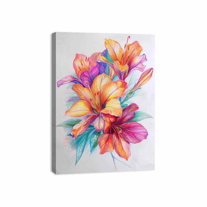 Colorful Flower  Canvas Print