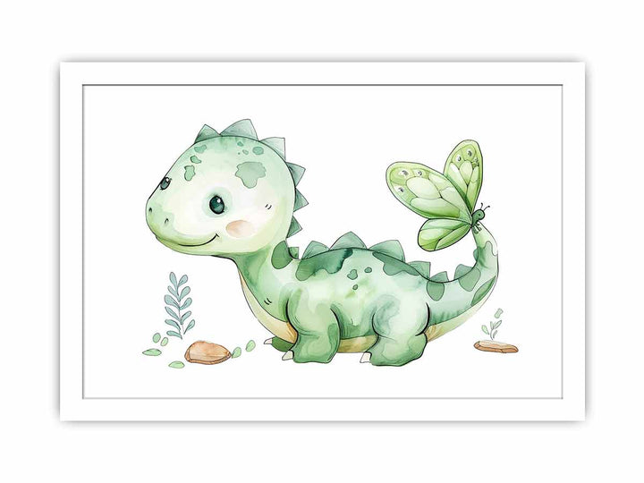 Baby Dinosaur  Streched canvas