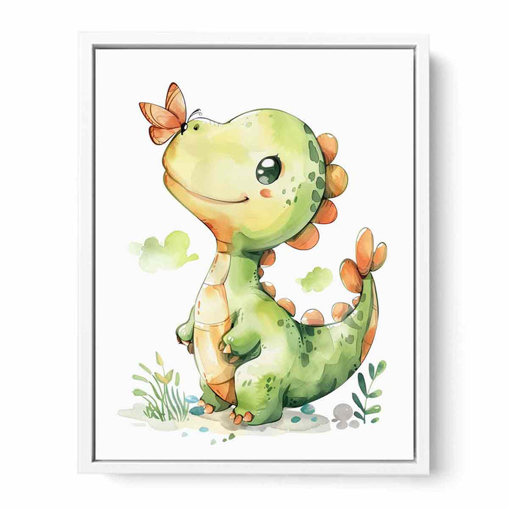 Cute  Dinosaur  Framed Print