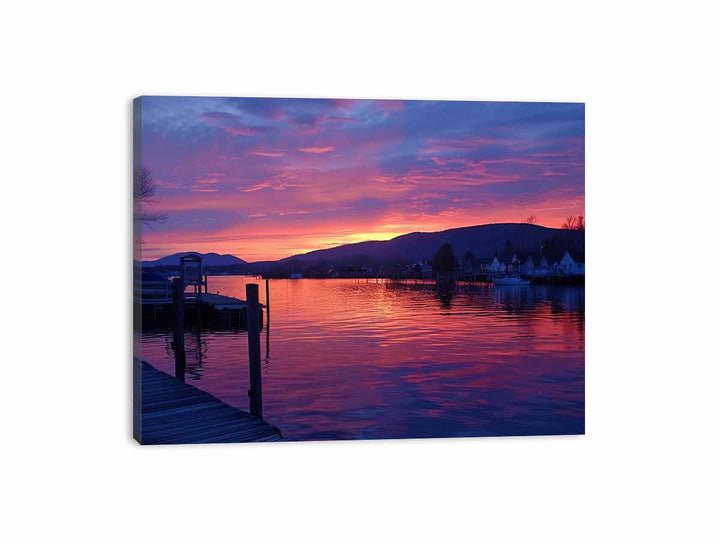 New Zealand Sunset Canvas Print