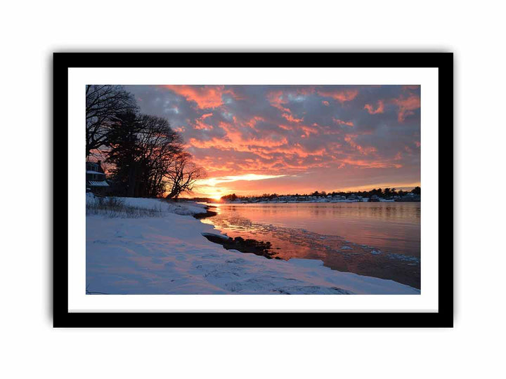 Milford Sunset   Art Print