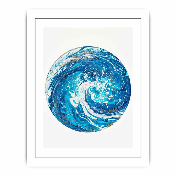 Blue Earth  Streched canvas