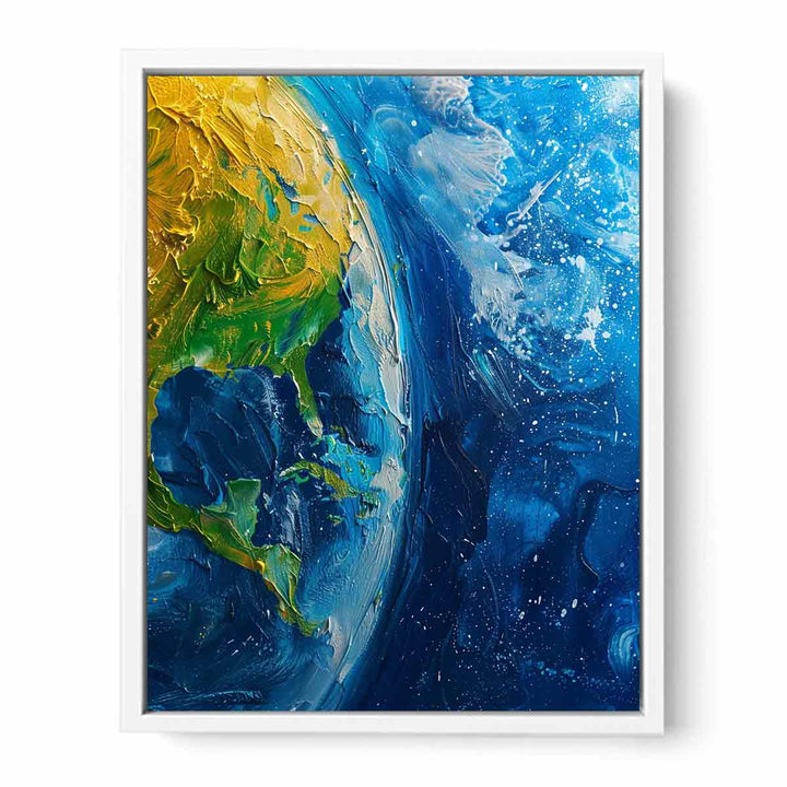 Blue Earth  Framed Print