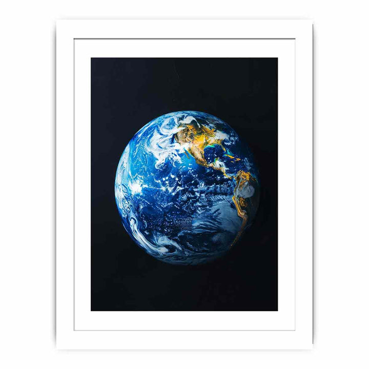 Planet Earth  Streched canvas