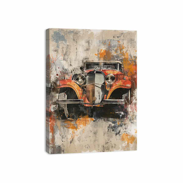 Vintage Jeep Canvas Print