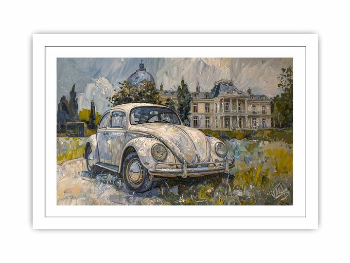 VW Beetle Streched canvas