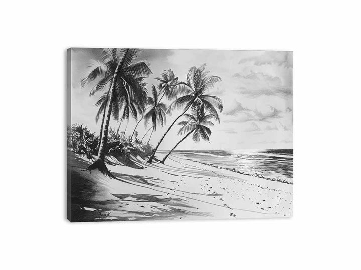 Beach Shore  Canvas Print