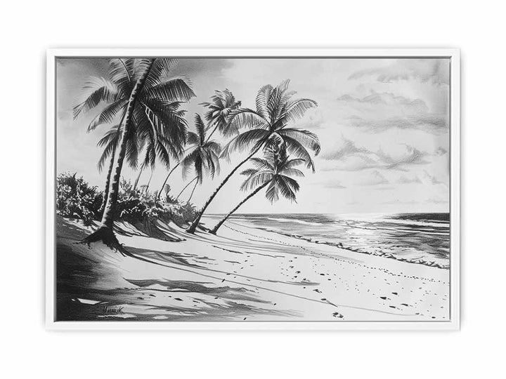 Beach Shore  Framed Print