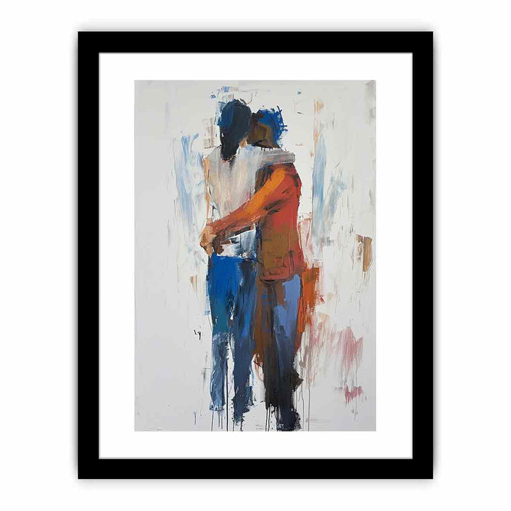 Abstract Hug   Art Print